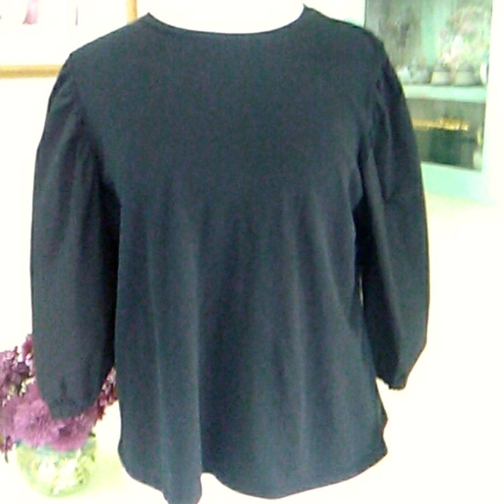 Who What Wear Navy Blue Top
